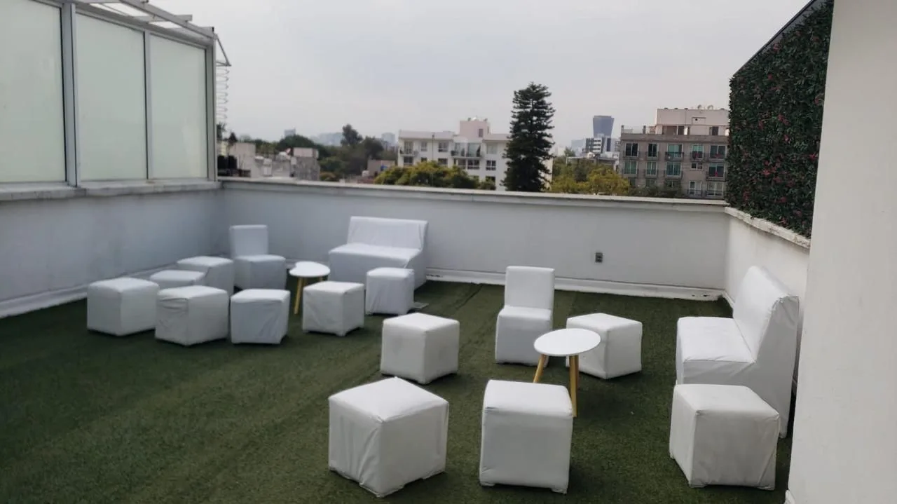 Sala lounge para eventos corporativos en Ciudad de Mexico