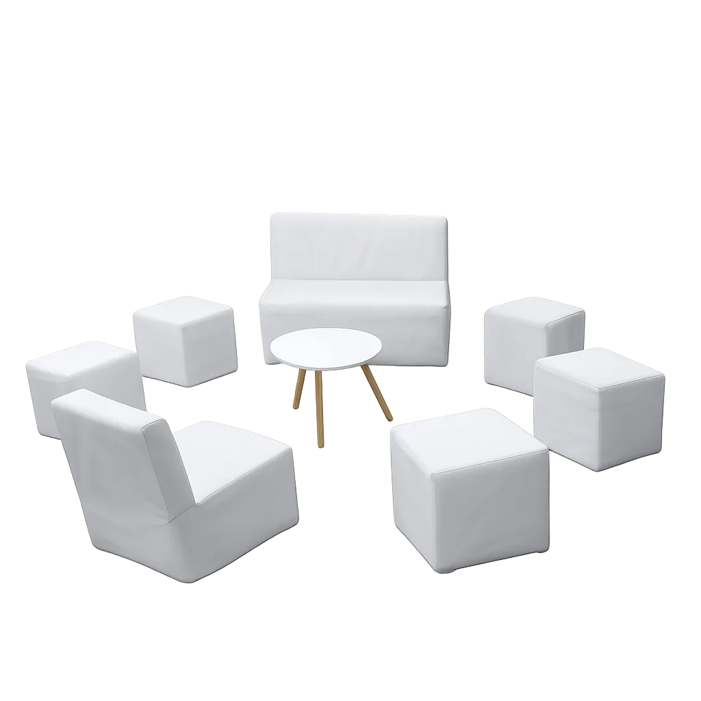 Paquete Sala Mixta - Sillones con y sin respaldo