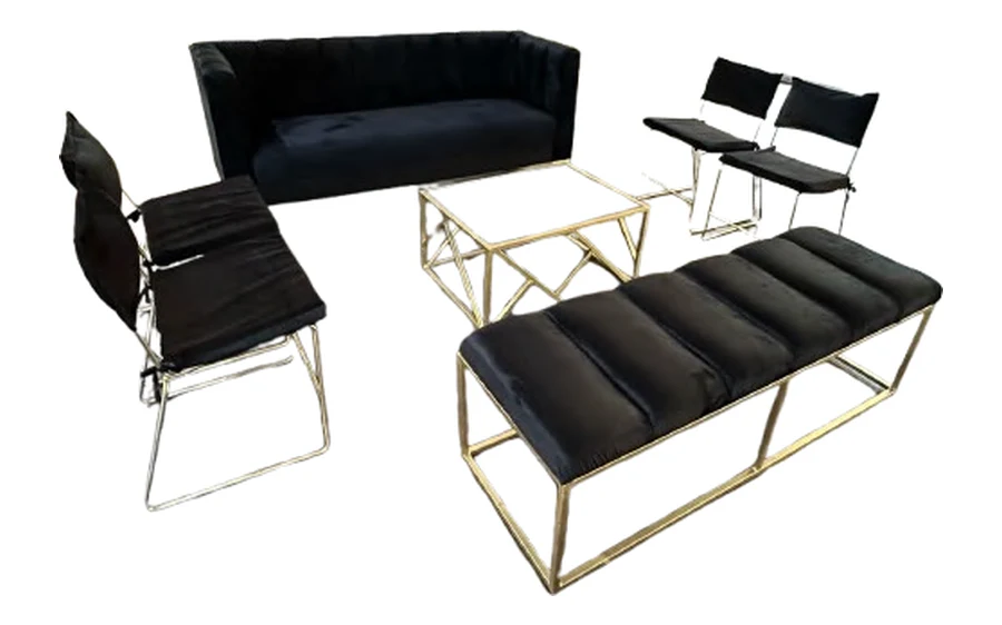 Sala VIP Negro en renta para eventos en CDMX
