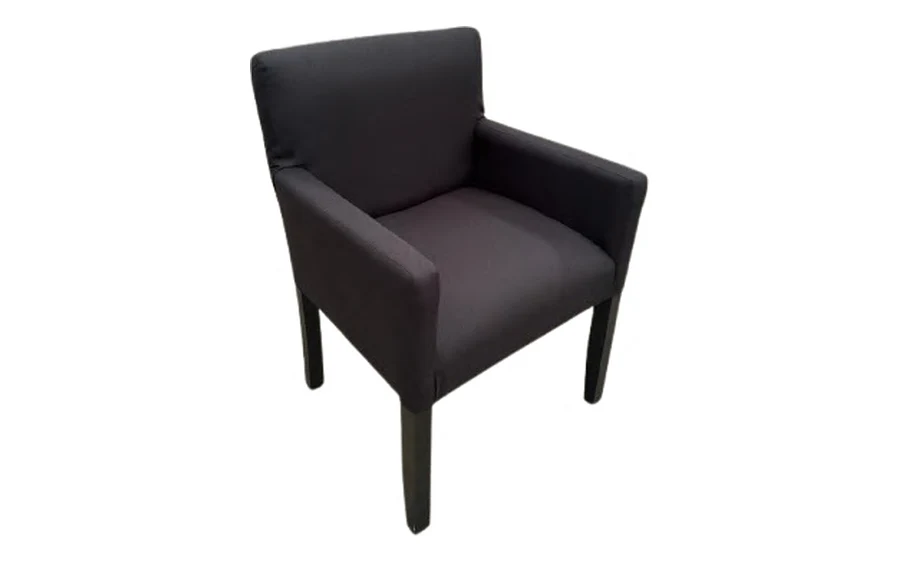 Sillón Presidencial Negro en renta para eventos en CDMX